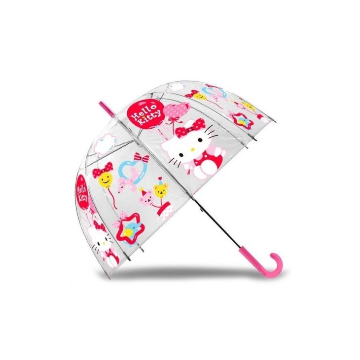 Paraguas Burbuja Manual Hello Kitty 47Cm