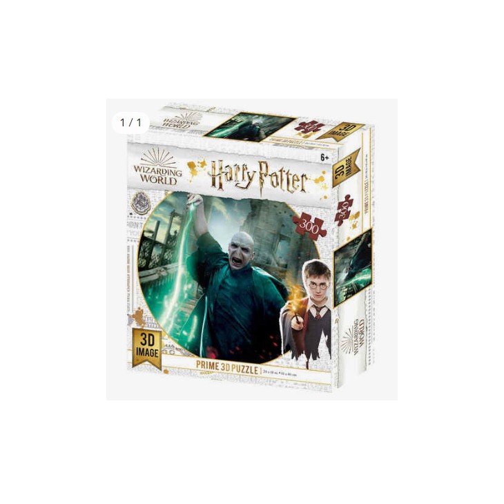 Puzzle 3d Lenticular Harry Potter Lord Voldemort 300 Piezas
