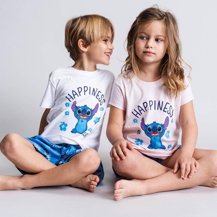 Pijama Corto de Stitch Tallas Infantiles - Cerdà
