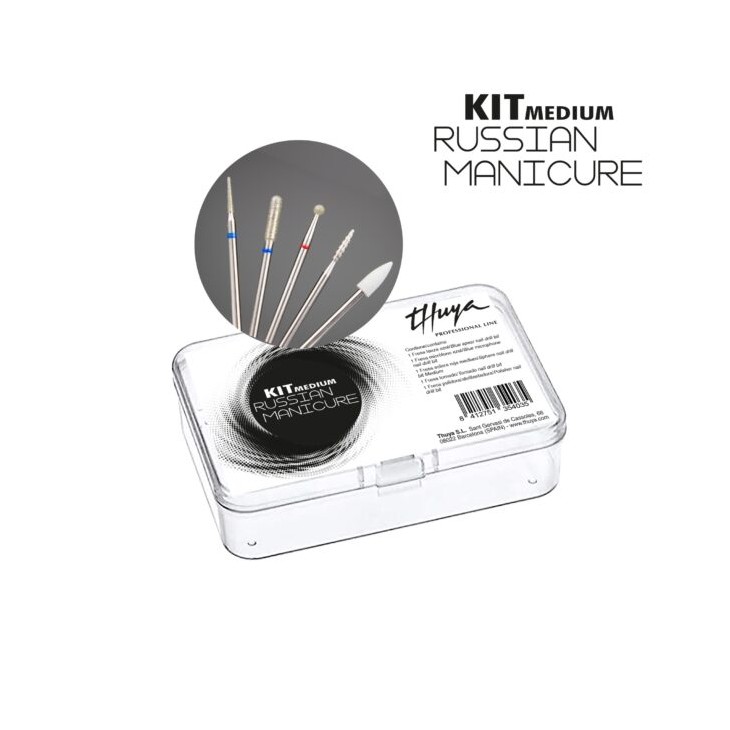 Kit Medium Russian Manicure Thuya