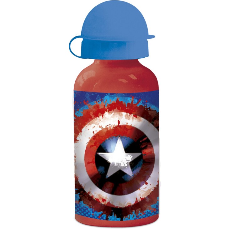 Capitán America Botella Aluminio 400ml
