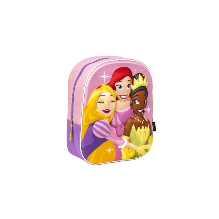 Mochila Infantil Princesas Disney 3d