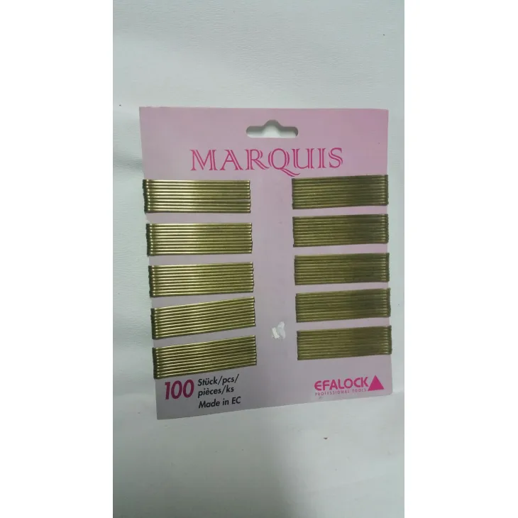 Horquillas clip - Marquis - Rubias 100 unid