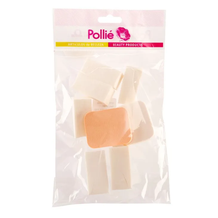 Esponjas de maquillaje variadas - Pollie - bolsa 8 unidades