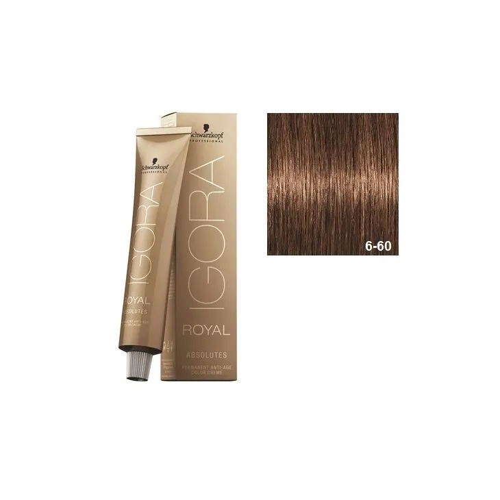 Tinte para el pelo - Schwarzkopf - Absolutes - nº6.60 - Rubio oscuro chocolate natural - 60ml