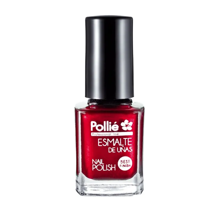 Esmalte de uñas - Pollie - Rojo metalizado - 12ml